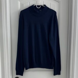 Jos. A. Bank Men's XL Navy Blue Mock Neck Sweater